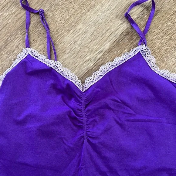 Victoria’s Secret Royal Purple Sleep Top Size Small NWOT - Picture 3 of 8